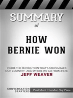 How Bernie Won: Inside the Revolution That's Taking Back Our Country--and Where We Go from Here by Jeff Weaver​​​​​​​ | Conversation Starters