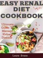Easy Renal Diet Cookbook:  Ultimate Guide To Manage Kidney Disease
