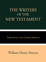 The Writers of the New Testament