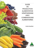 Guide de production alimentation végétarienne avec combinaisons alimentaires