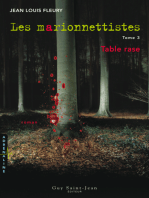 LES MARIONNETTISTES, TOME 3 : TABLE RASE: Table rase