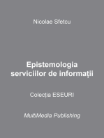 Epistemologia serviciilor de informaţii