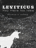 Leviticus: You Have No Idea