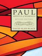Paul, Apostle of Weakness: Astheneia and Its Cognates in the Pauline Literature, Revised Edition