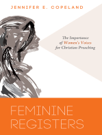 Feminine Registers: The Importance of Women’s Voices for Christian Preaching