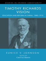 Timothy Richard’s Vision: Education and Reform in China, 1880–1910