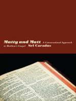 Matty and Matt: A Conversational Approach to Matthew’s Gospel