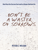 Don’t Be a Waster of Sorrows