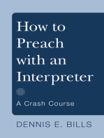 How to Preach with an Interpreter (Stapled Booklet): A Crash Course