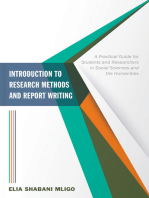 Introduction to Research Methods and Report Writing: A Practical Guide for Students and Researchers in Social Sciences and the Humanities