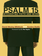 Psalm 15: Integrating Faith and Work