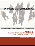 A Noble Calling: Devotions and Essays for Business Professionals