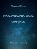 Fizica fenomenologică: Compendiu - Volumul 1