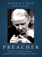 Preacher: David H. C. Read’s Sermons at Madison Avenue Presbyterian Church