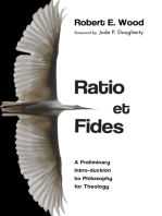 Ratio et Fides: A Preliminary Intro-duction to Philosophy for Theology