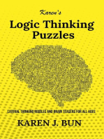 Karen's Logic Thinking Puzzles - Lateral Thinking Riddles And Brain Teasers For All Ages