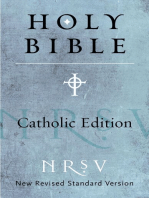 NRSV, Catholic Edition Bible: Holy Bible