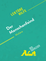 Der Menschenfeind von Molière (Lektürehilfe): Detaillierte Zusammenfassung, Personenanalyse und Interpretation