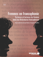 Femmes en francophonie. Écritures et lectures du féminin dans les littératures francophones: Écritures et lectures du féminin dans les littératures francophones