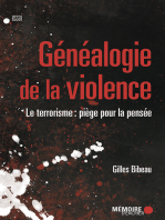 Généalogie de la violence: le terrorisme: piège pour la pensée