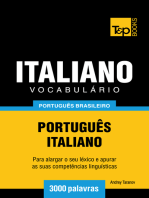 Vocabulário Português Brasileiro-Italiano: 3000 Palavras