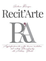 Recit'Arte: Approfondimento sulla tecnica recitativa dal metodo Stanislavskij all'Actors Studio
