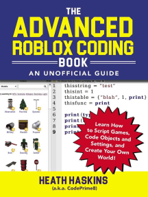 Read The Advanced Roblox Coding Book An Unofficial Guide Online By Heath Haskins Books - roblox admin commands roblox game codes