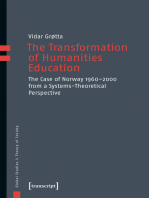 The Transformation of Humanities Education: The Case of Norway 1960-2000 from a Systems-Theoretical Perspective