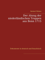 Der Abzug der niederländischen Truppen aus Bonn 1715: Dokumente in deutsch und französisch