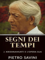 Segni dei Tempi: J. Krishnamurti e l'opera sua