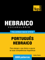 Vocabulário Português-Hebraico: 3000 palavras