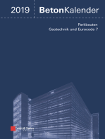Beton-Kalender 2019 - Schwerpunkte: Parkbauten; Geotechnik und Eurocode 7