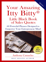 Your Amazing Itty Bitty® Little Black Book Of Sales Quotes
