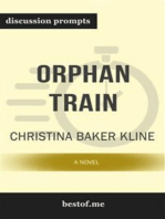 Summary: "Orphan Train" by Christina Baker Kline | Discussion Prompts