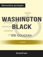 Summary: "Washington Black: A novel" by Esi Edugyan | Discussion Prompts