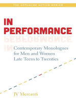 In Performance: Contemporary Monologues for Men and Women Late Teens-20s