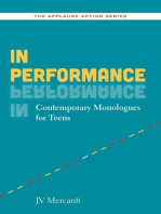 In Performance: Contemporary Monologues for Teens