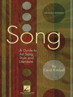 Song: A Guide to Art Song Style and Literature