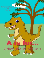 A is for... Adam the Allosaurus