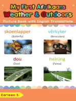 My First Afrikaans Weather & Outdoors Picture Book with English Translations: Teach & Learn Basic Afrikaans words for Children, #9