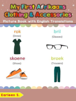 My First Afrikaans Clothing & Accessories Picture Book with English Translations: Teach & Learn Basic Afrikaans words for Children, #11