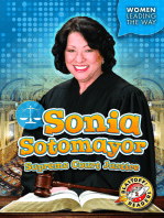 Sonia Sotomayor: Supreme Court Justice