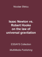 Isaac Newton vs. Robert Hooke on the Law of Universal Gravitation