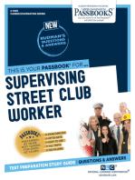 Supervising Street Club Worker: Passbooks Study Guide