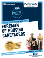 Foreman of Housing Caretakers: Passbooks Study Guide