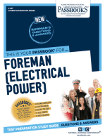 Foreman (Electrical Power): Passbooks Study Guide