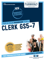 Clerk GS5-7: Passbooks Study Guide