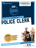 Police Clerk: Passbooks Study Guide
