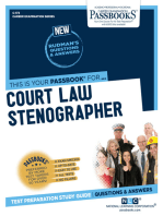 Court Law Stenographer: Passbooks Study Guide