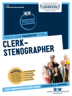 Clerk-Stenographer: Passbooks Study Guide
